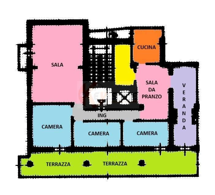 Foto 32 - Attic Via Grazia Deledda
 
52, Sassari - floor plans 1
