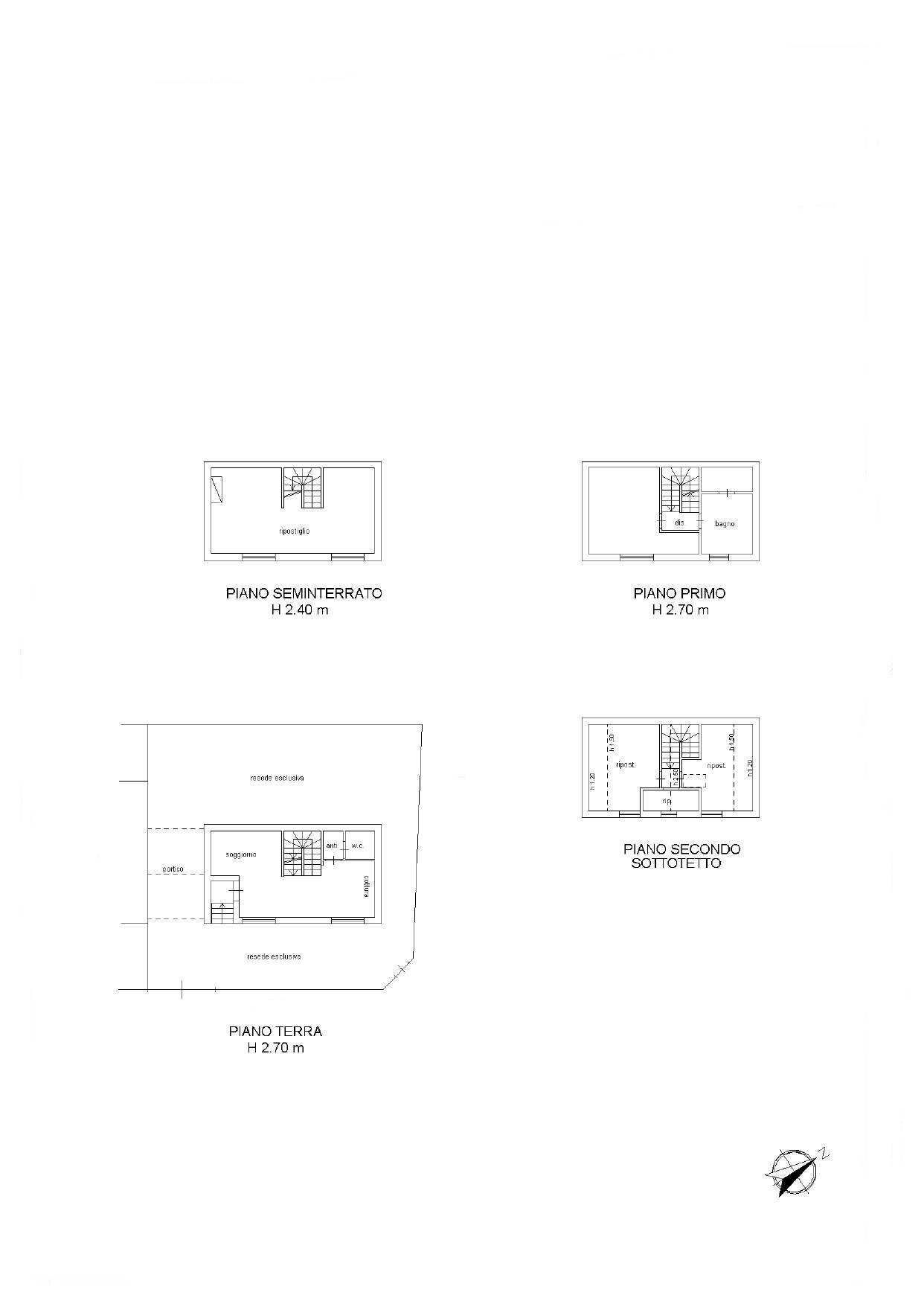 Foto 27 - Casa indipendente Via del Paduletto, Massarosa - planimetria 1