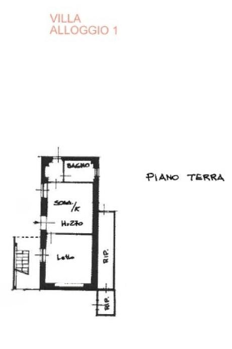 Stabile - Palazzo Frazione Caldirola, Fabbrica Curone - planimetria 1