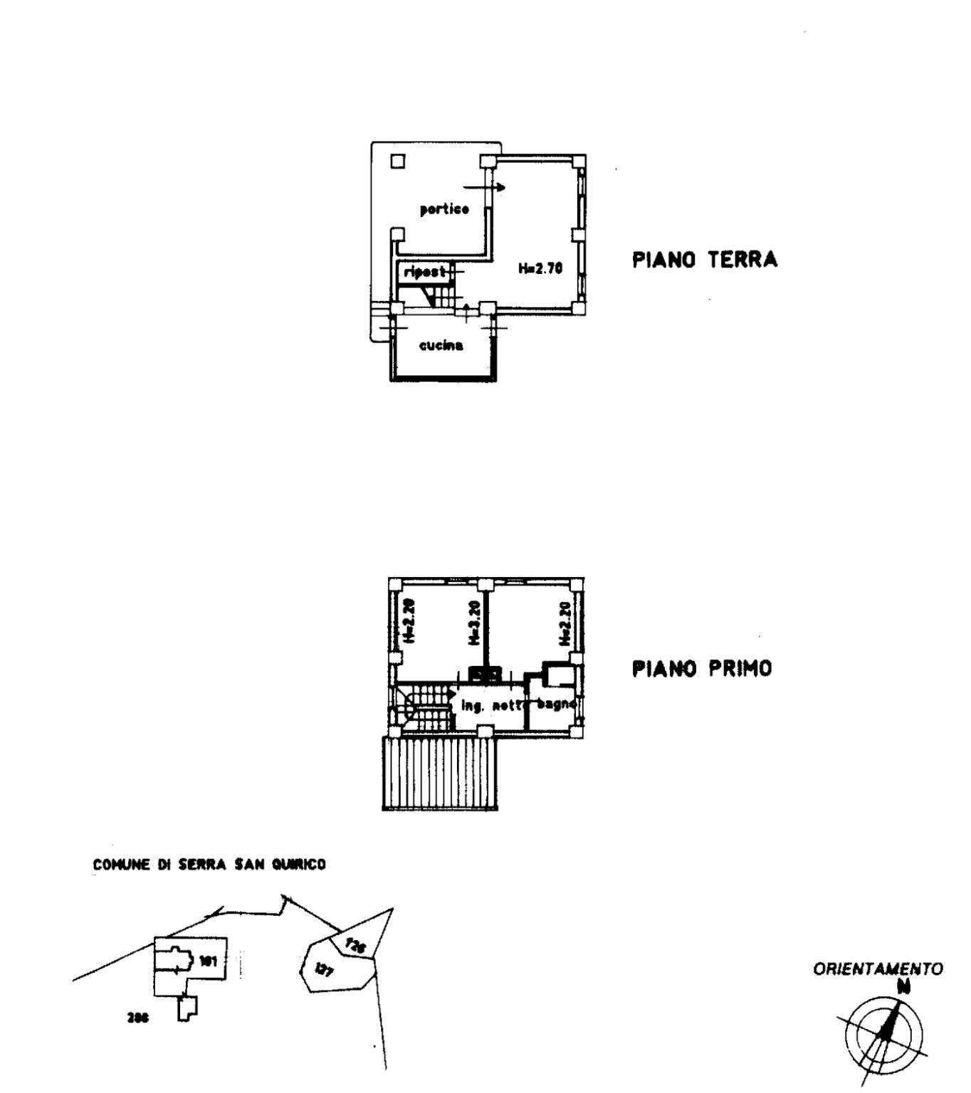 Rustico Località San Giovanni, Serra San Quirico - planimetria 1