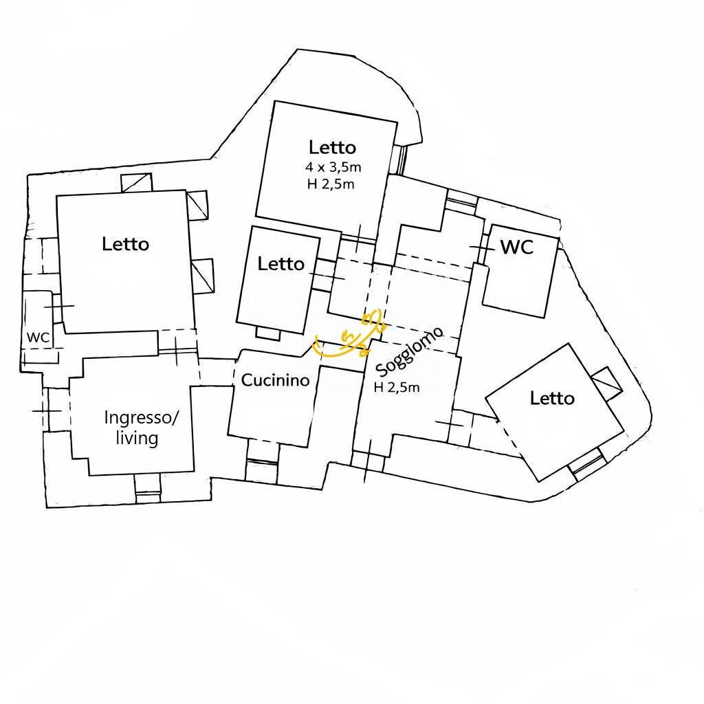 Foto 20 - Baita S. C. 69-1 C. da Mancini, Locorotondo - planimetria 1