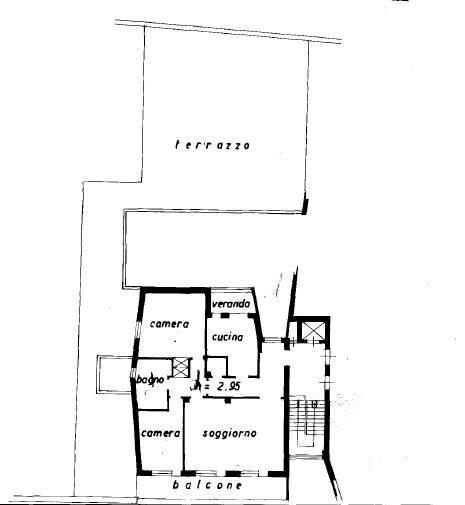Foto 27 - Quadrilocale Via Pomposa, Ferrara - planimetria 1