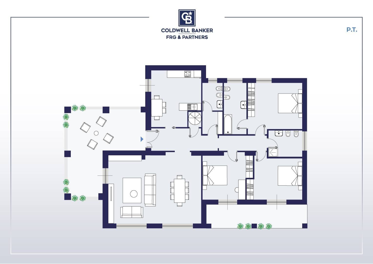 Foto 27 - Villa Strada del Campo
 
6, Vetralla - planimetria 1