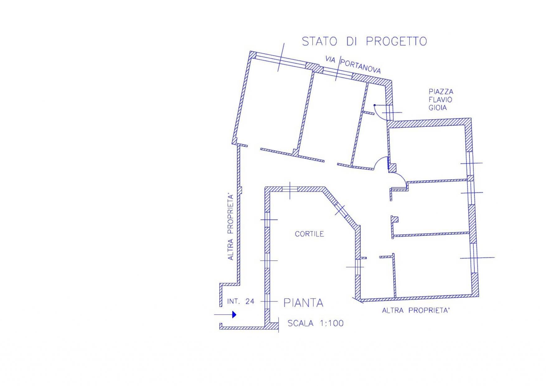Foto 18 - Four-room apartment Via Roma
 
16, Salerno - floor plans 1