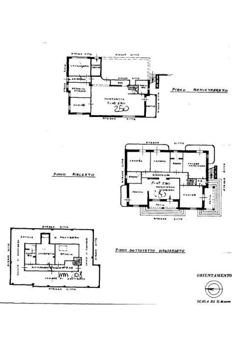 Villa via Ludovico Vaj, Carmagnola - planimetria 1