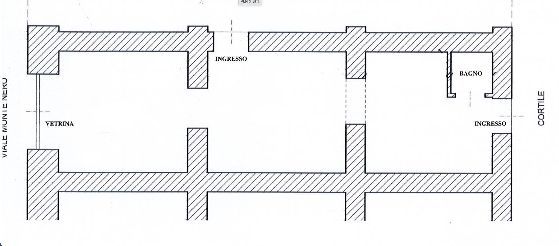 Foto 12 - Commercial Premises Viale Monte Nero
 
19, Milano - floor plans 1