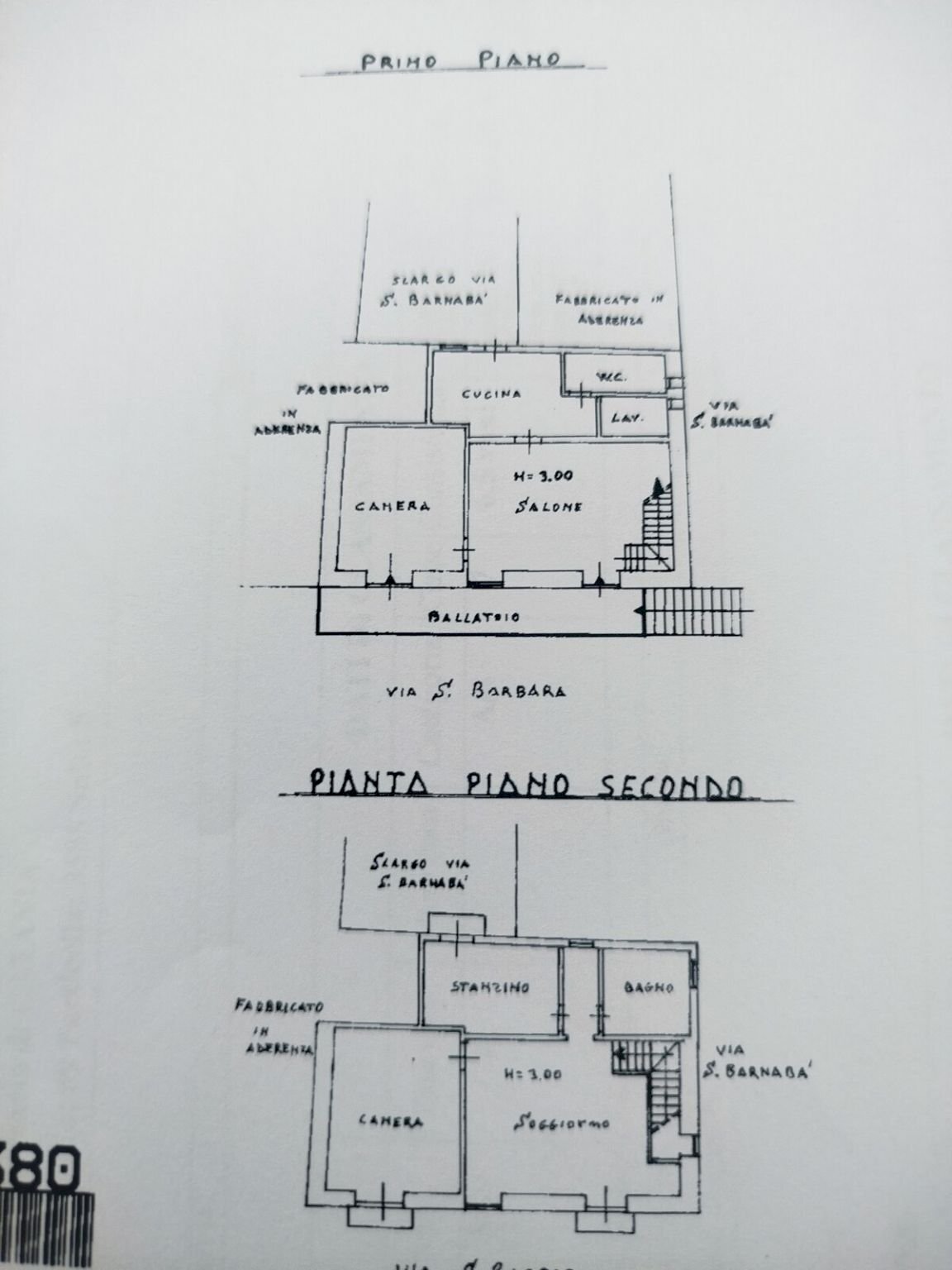 Independent house via Santa Barbara, 57, Catania - floor plans 1