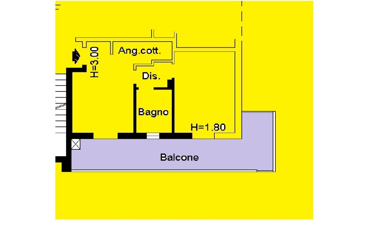 Two-room apartment viale Sandro Pertini, 6, San Giovanni Teatino - floor plans 1