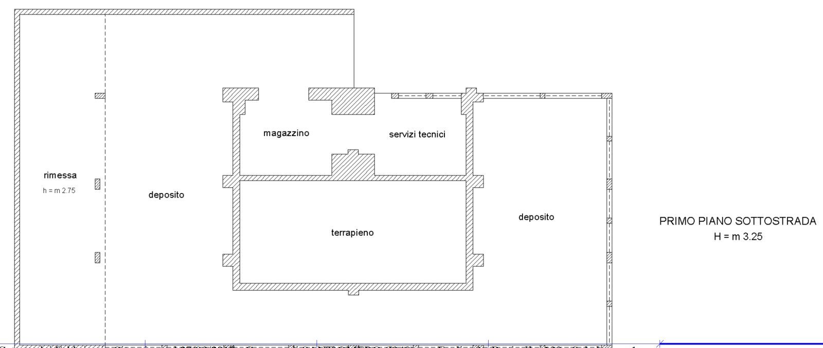 Warehouse via alla Ruenia, 22, Sant'Omero - floor plans 1