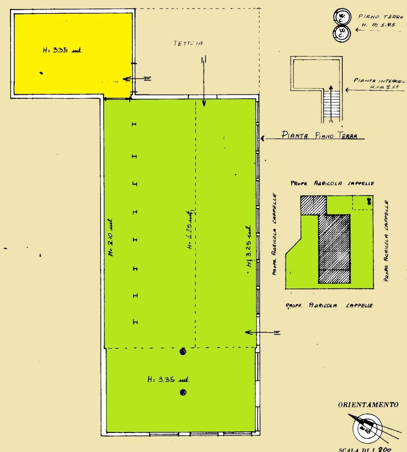 Shed via Valle Sbraccia, 36, Cappelle sul Tavo - floor plans 1
