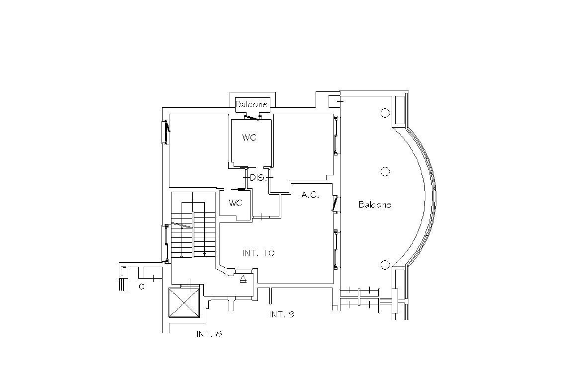 Attic via Costantino Maes, Roma - floor plans 1