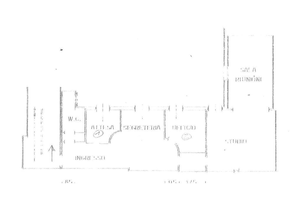 Office via garibaldi, Bologna (neighborhood Centro Storico) - floor plans 1