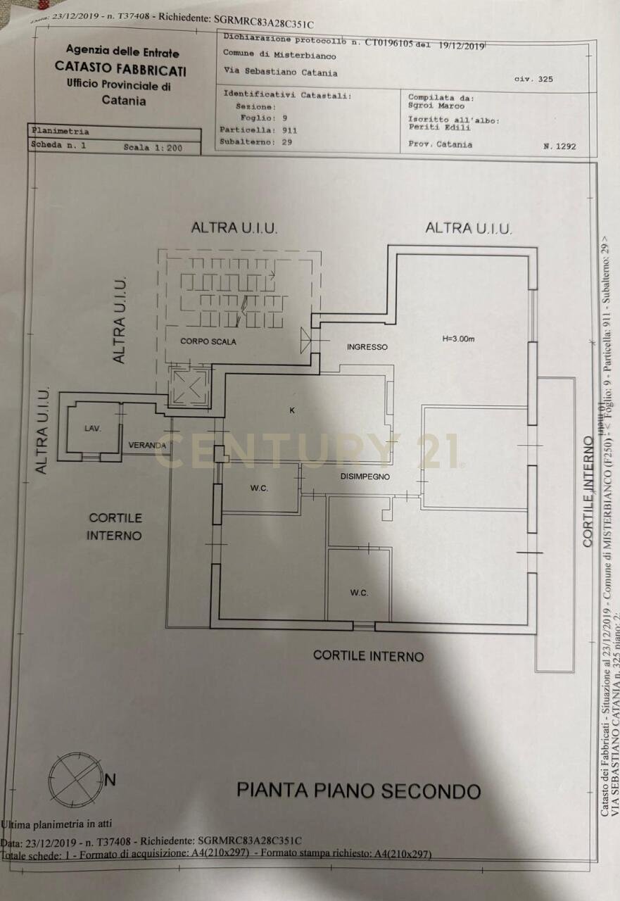 WhatsApp Image 2026-03-20 at 16.13.48 (13).jpeg - Four-room apartment Via Sebastiano Catania 325, Misterbianco - floor plans 1