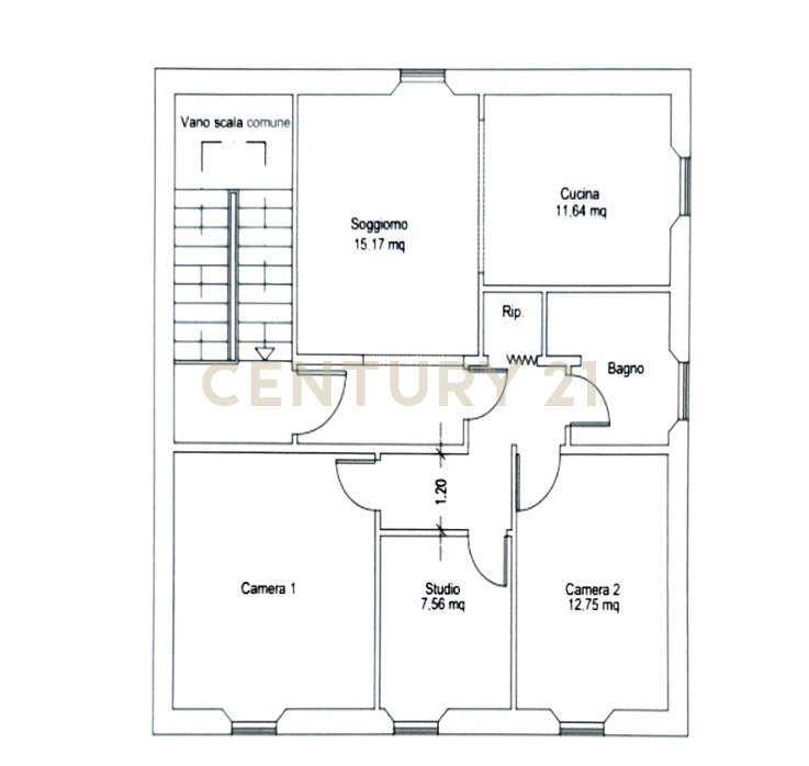 Screenshot 2026-03-27 at 16-44-02 planimetria scia - Appartamento Via Porto Loretano 28, Grosseto - planimetria 1