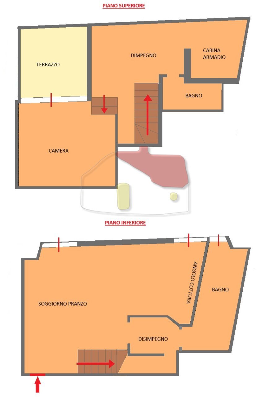 PLANIMETRIA - Bilocale Via Feraldi 20, Sanremo - planimetria 1