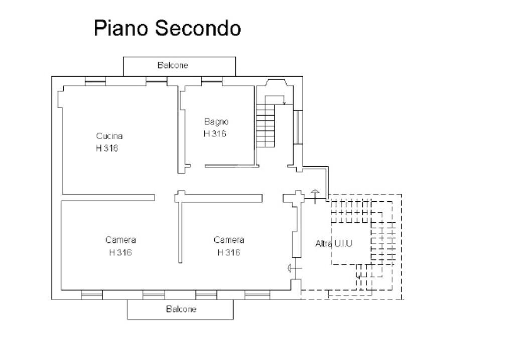 Attic Corso Luigi Manacorda, Casale Monferrato - floor plans 1