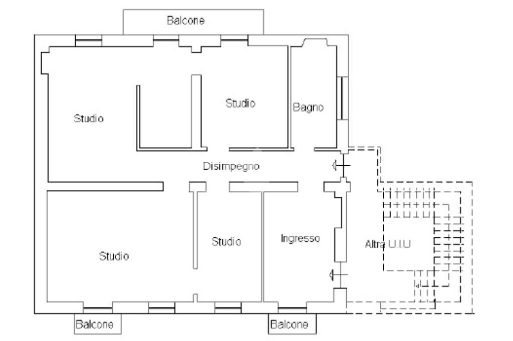 Appartamento Corso Luigi Manacorda, Casale Monferrato - planimetria 1