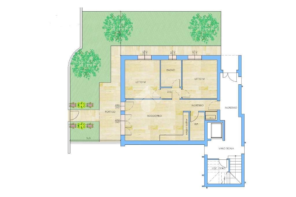 Three-room apartment Via Angelo Morini, Scandiano - floor plans 1