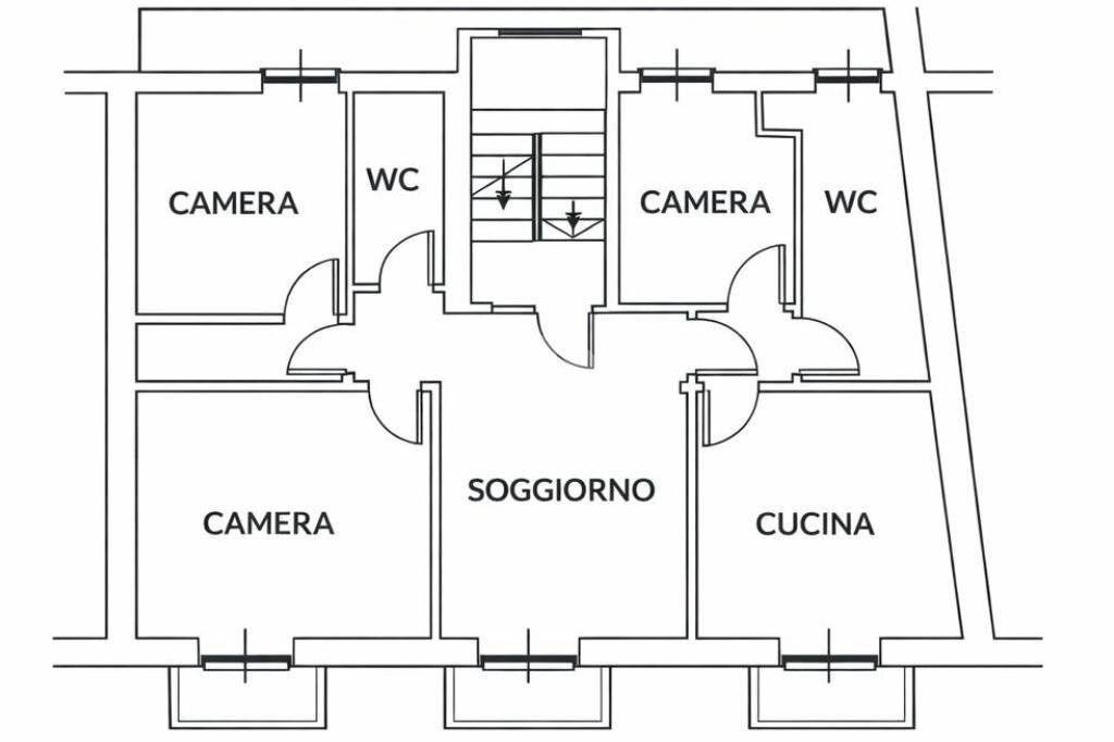 Apartment Via Traforo, Bussoleno - floor plans 1