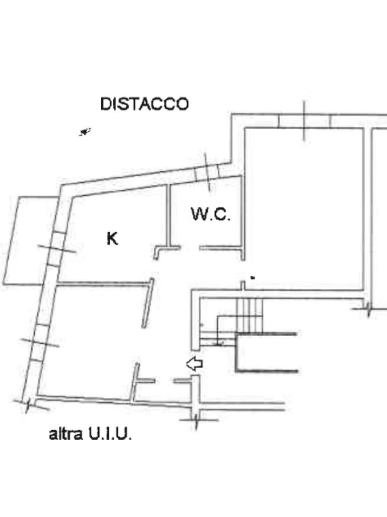 Trilocale Salita Inferiore di Murta, Genova (zona Bolzaneto) - planimetria 1