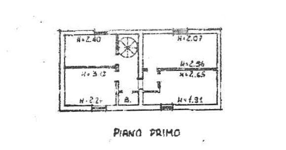 Rustico strada Nazionale Flaminia, 124E, Fano - planimetria 1