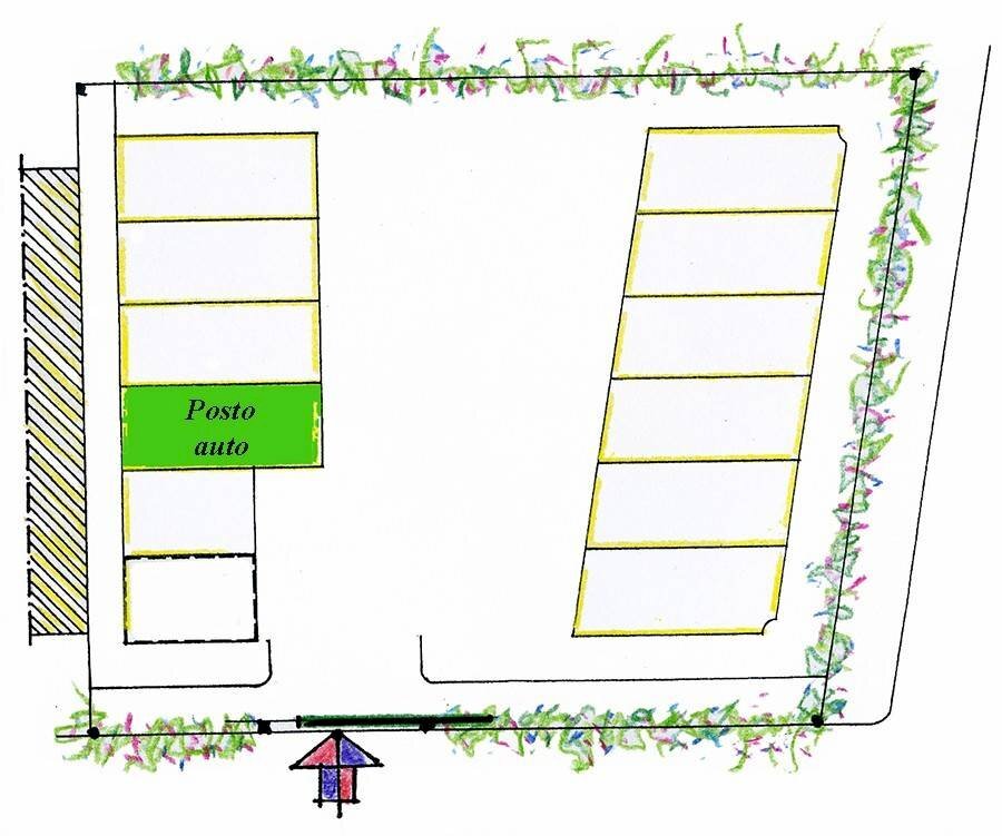 Planimetria - Box via dello Spalto, 1, Bologna (zona Mazzini) - foto 1