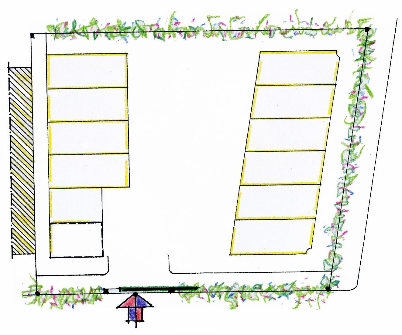 Box via dello Spalto, 1, Bologna (zona Mazzini) - planimetria 1