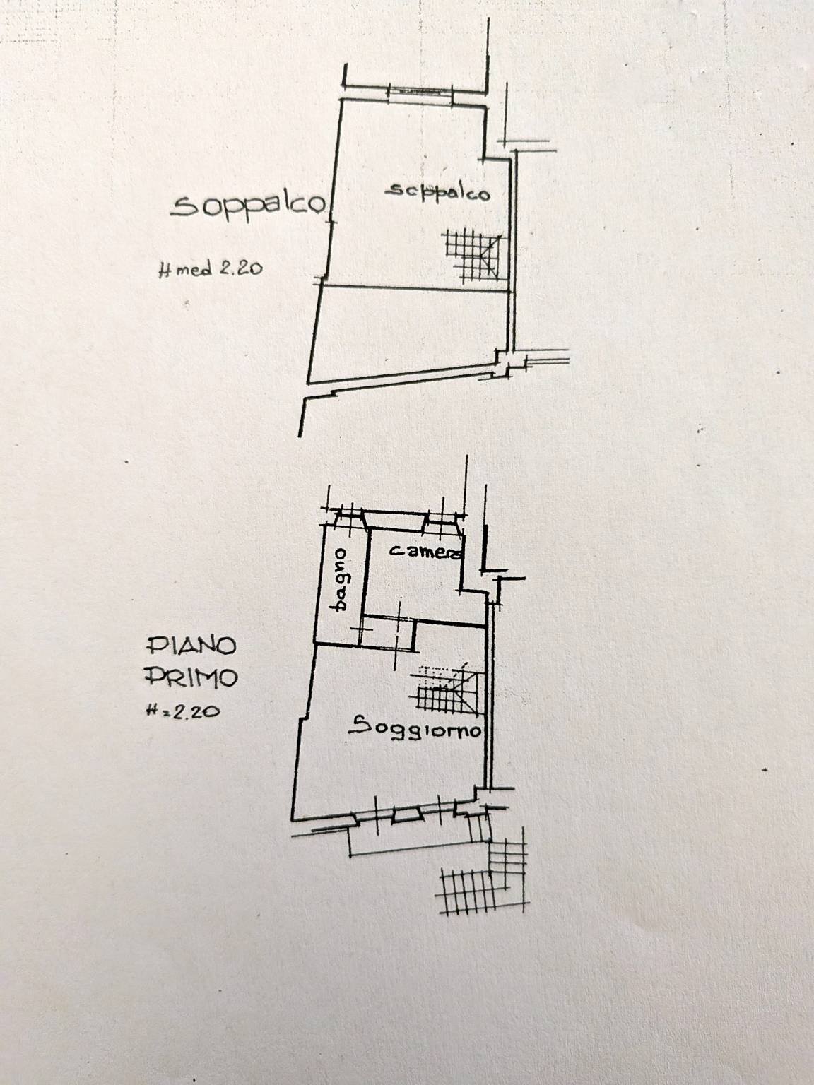 Three-room apartment Frazione Carrè, 6, Rhemes-Notre-Dame - floor plans 1