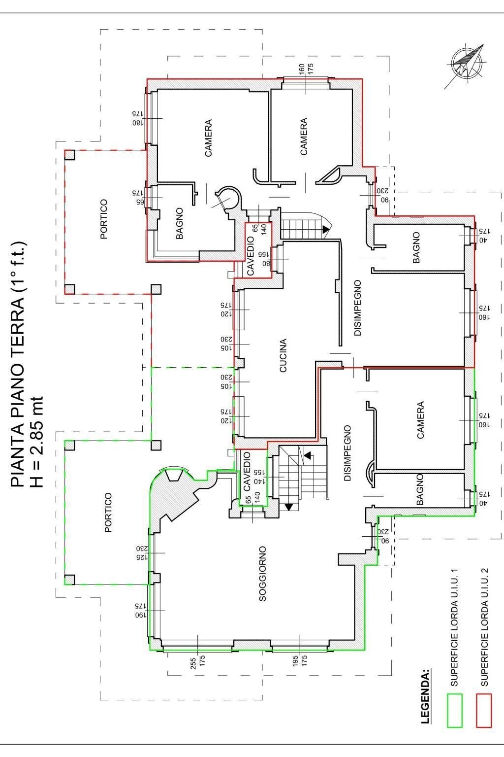 Villa via Combaluetto, 21, Trana - planimetria 1