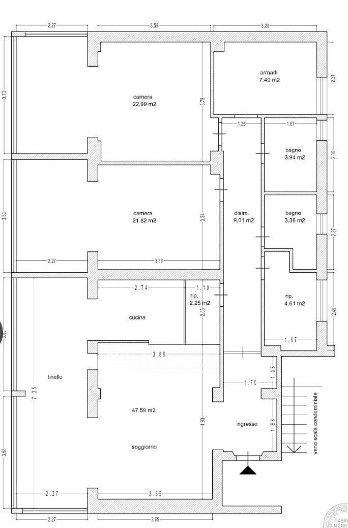 Foto 8 - Appartamento VIALE COLOMBO, Camaiore - planimetria 1