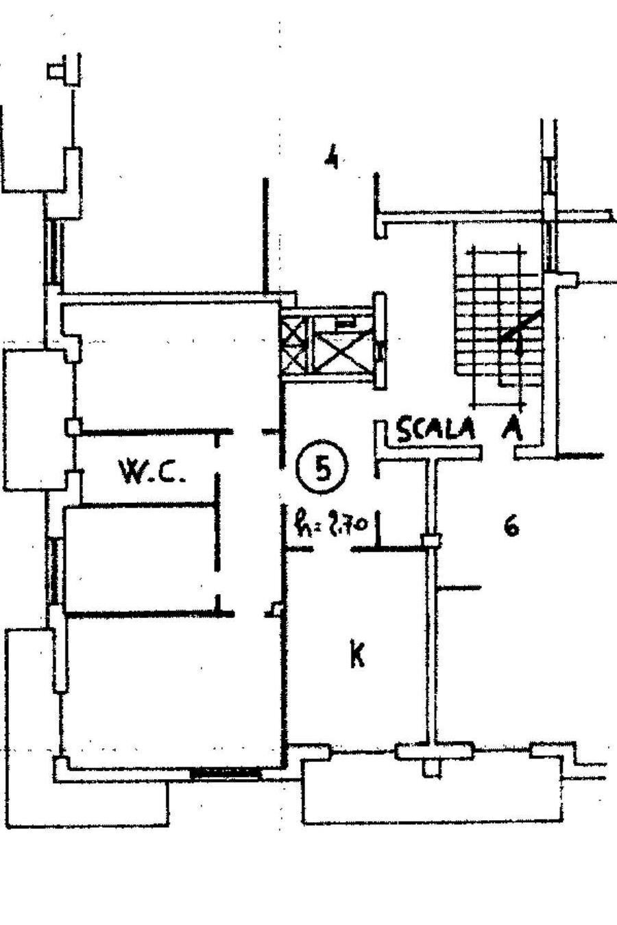 Four-room apartment Busca - floor plans 1