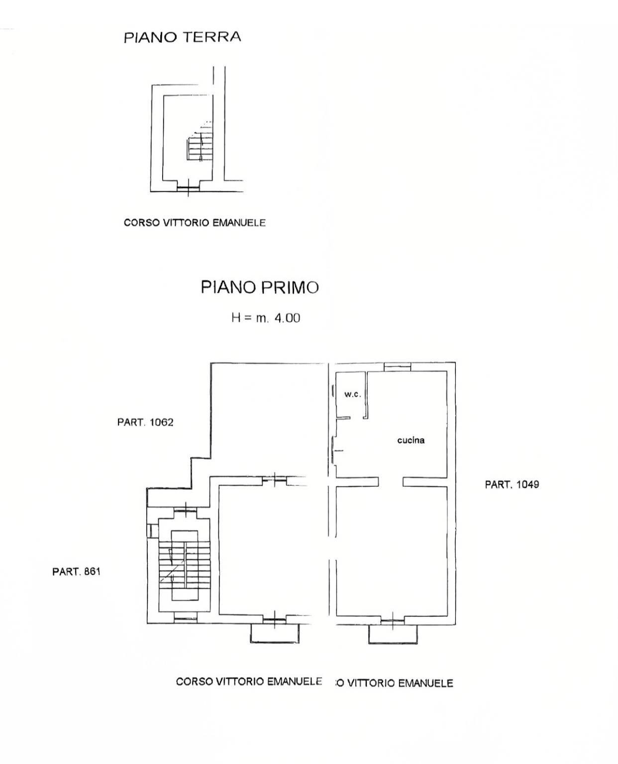 Casa indipendente corso V. Emanuele, 129, Angri - planimetria 1