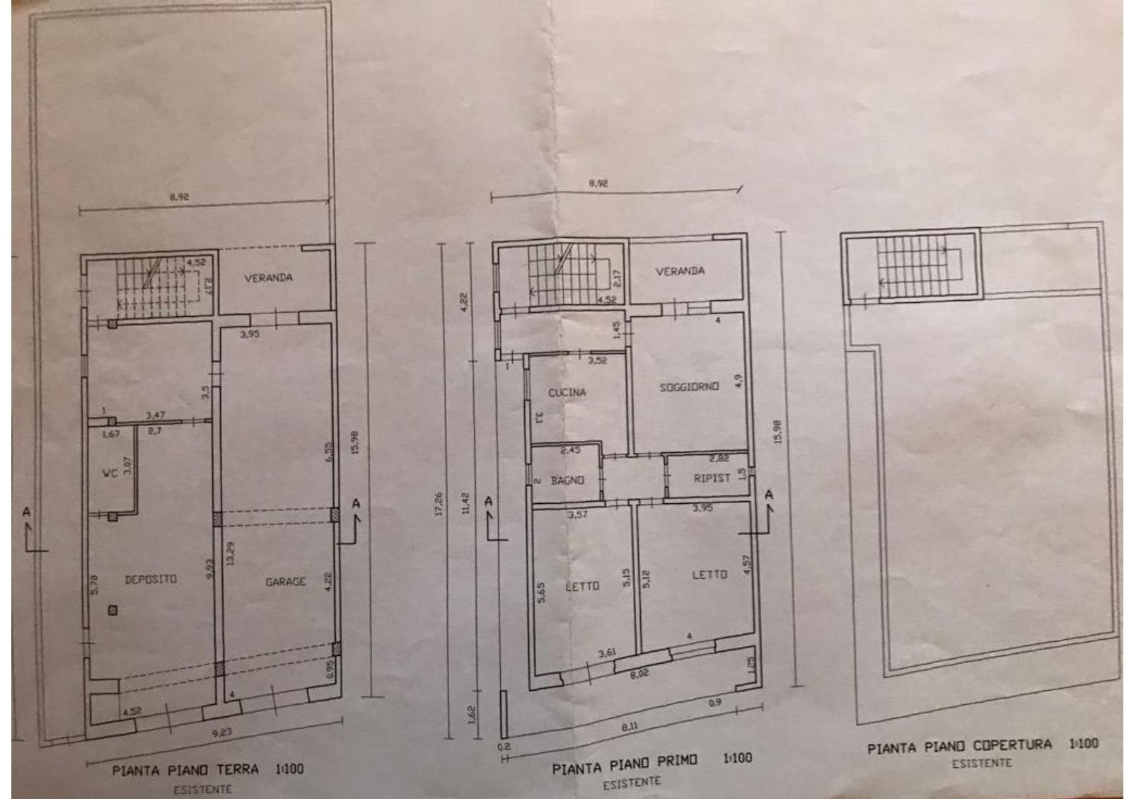 Casa indipendente via Macurano, Alessano - planimetria 1