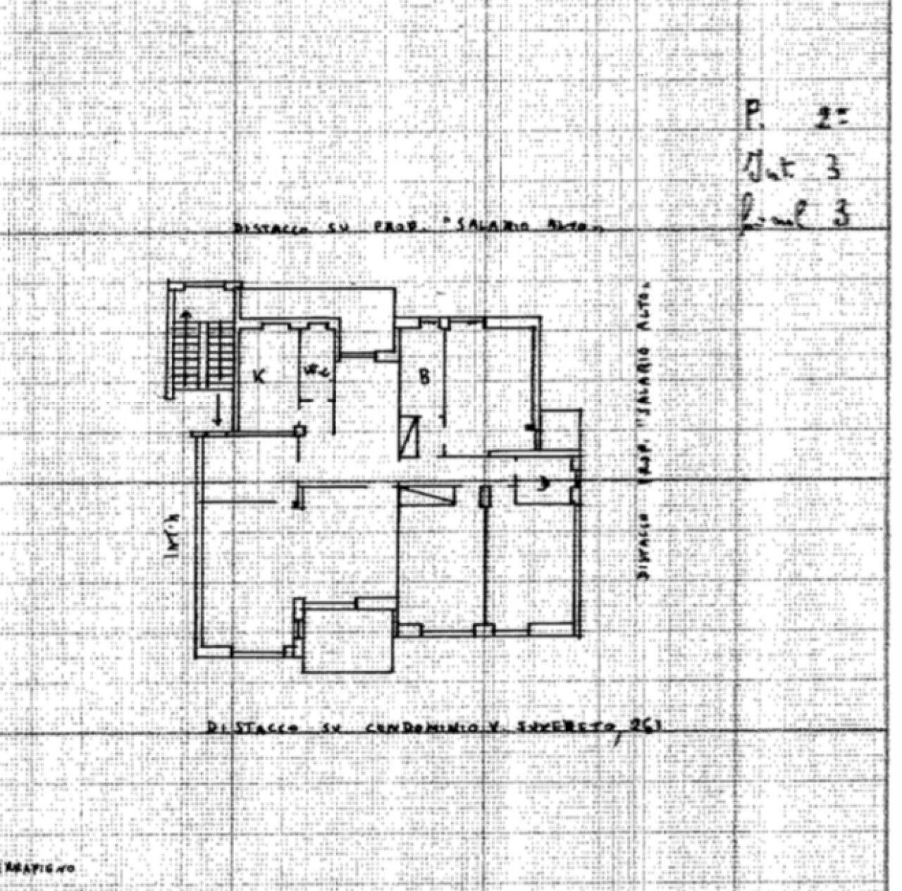 Appartamento via Suvereto, 257, Roma - planimetria 1