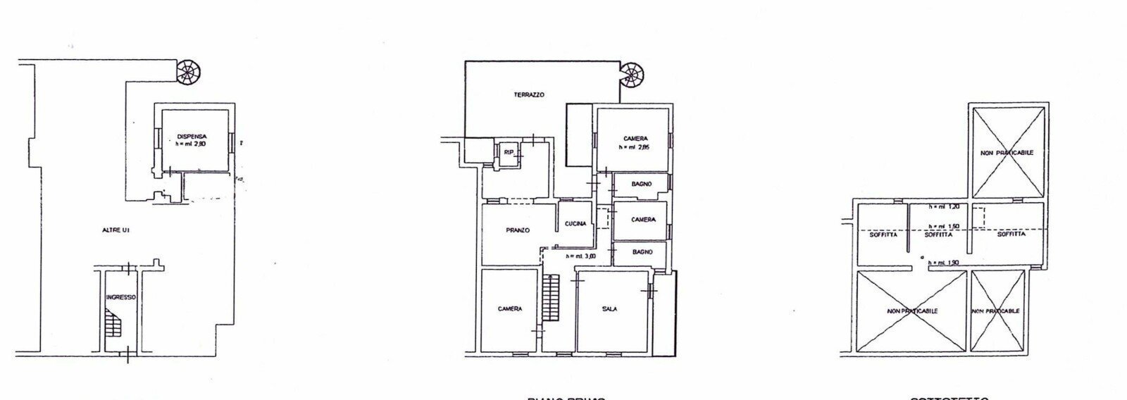 Apartment via Raffaello Sanzio, 106, Senigallia - floor plans 1