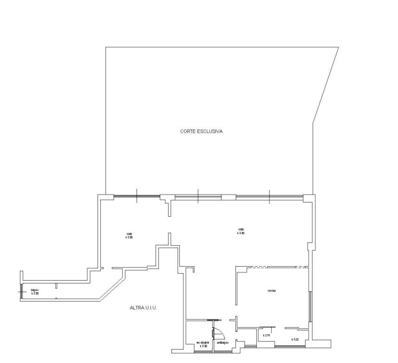 Restaurant via Roberto Bracco, 39, Roma - floor plans 1