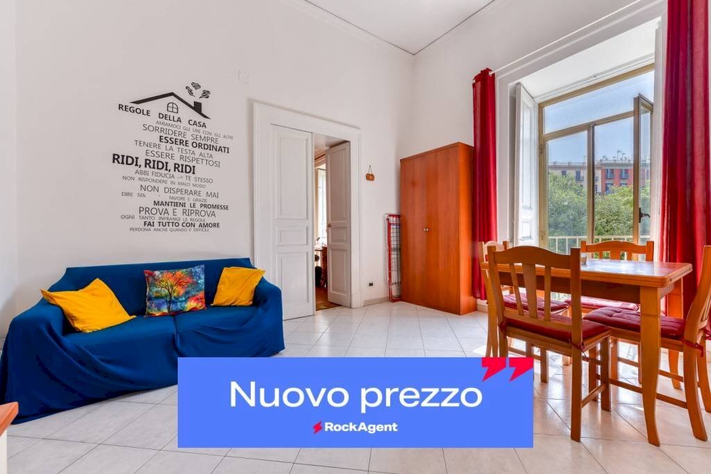 Salone - Four-room apartment corso Vittorio Emanuele, Napoli (neighborhood Chiaia) - photo 1