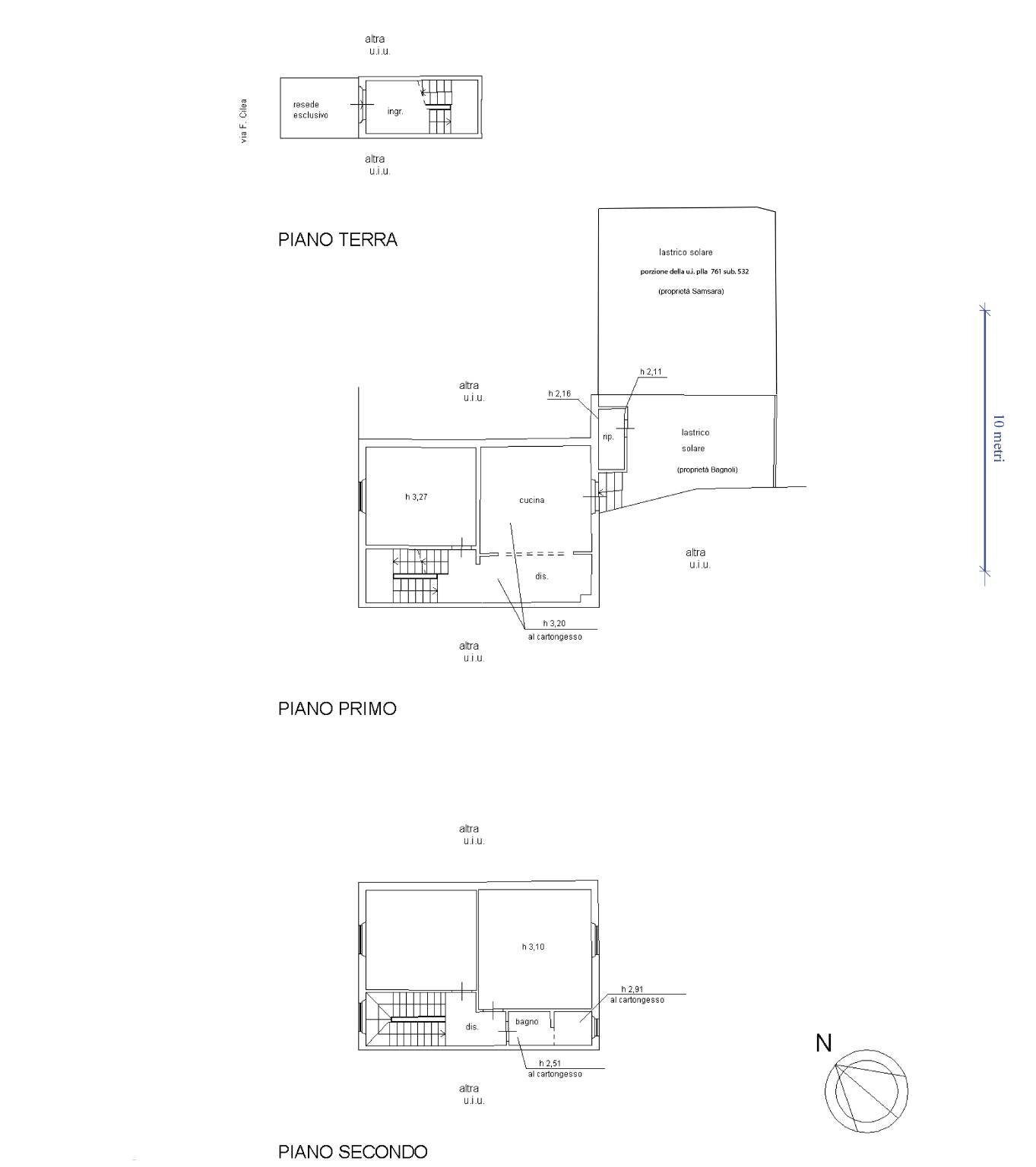 Quadrilocale via Francesco Cilea, 26, Empoli - planimetria 1