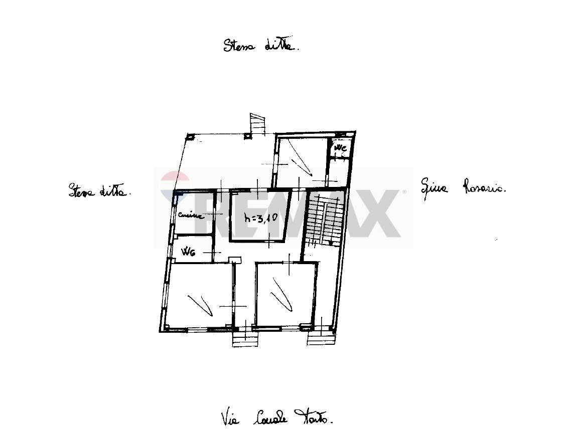 Pianta 2D - Quadrilocale Via Canale Torto
 
217, Acireale - planimetria 1