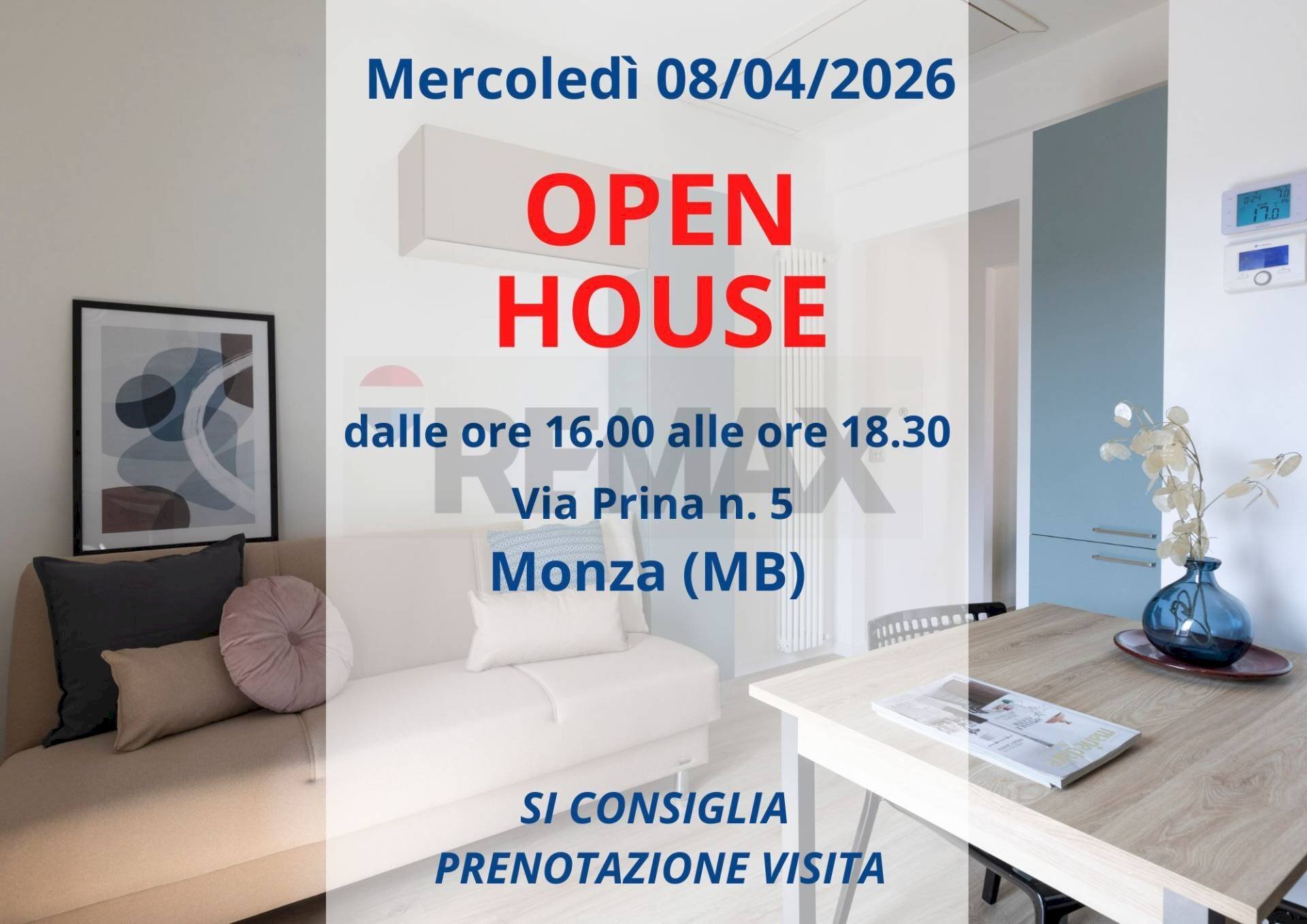 Sala da pranzo - Bilocale via Prina
 
6, Monza - foto 1