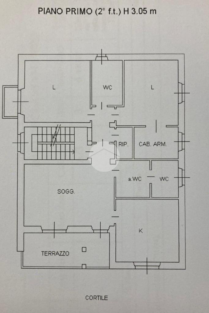 Porzione di casa Via G. Verdi, Collegno - planimetria 1