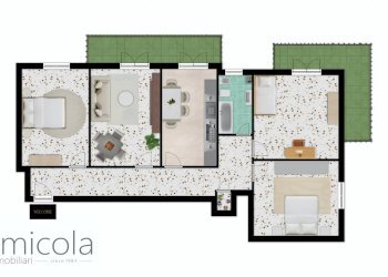 Four-room apartment Portici - photo 19