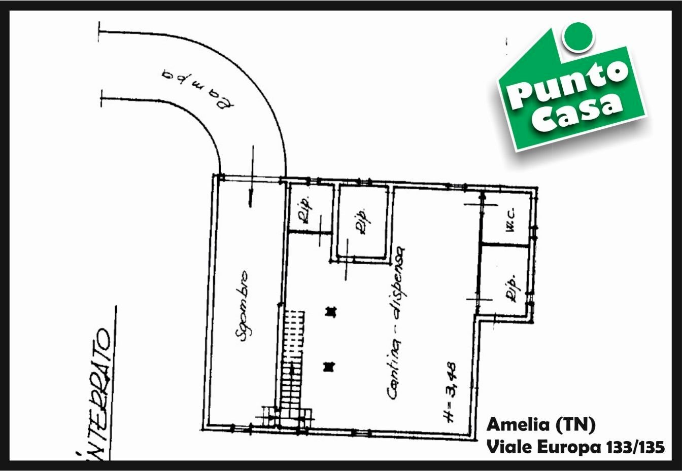 Villa viale Europa, 128, Amelia - planimetria 1