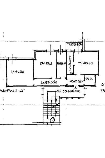 Trilocale via Virginia Reiter, Bologna (zona San Donato) - planimetria 1