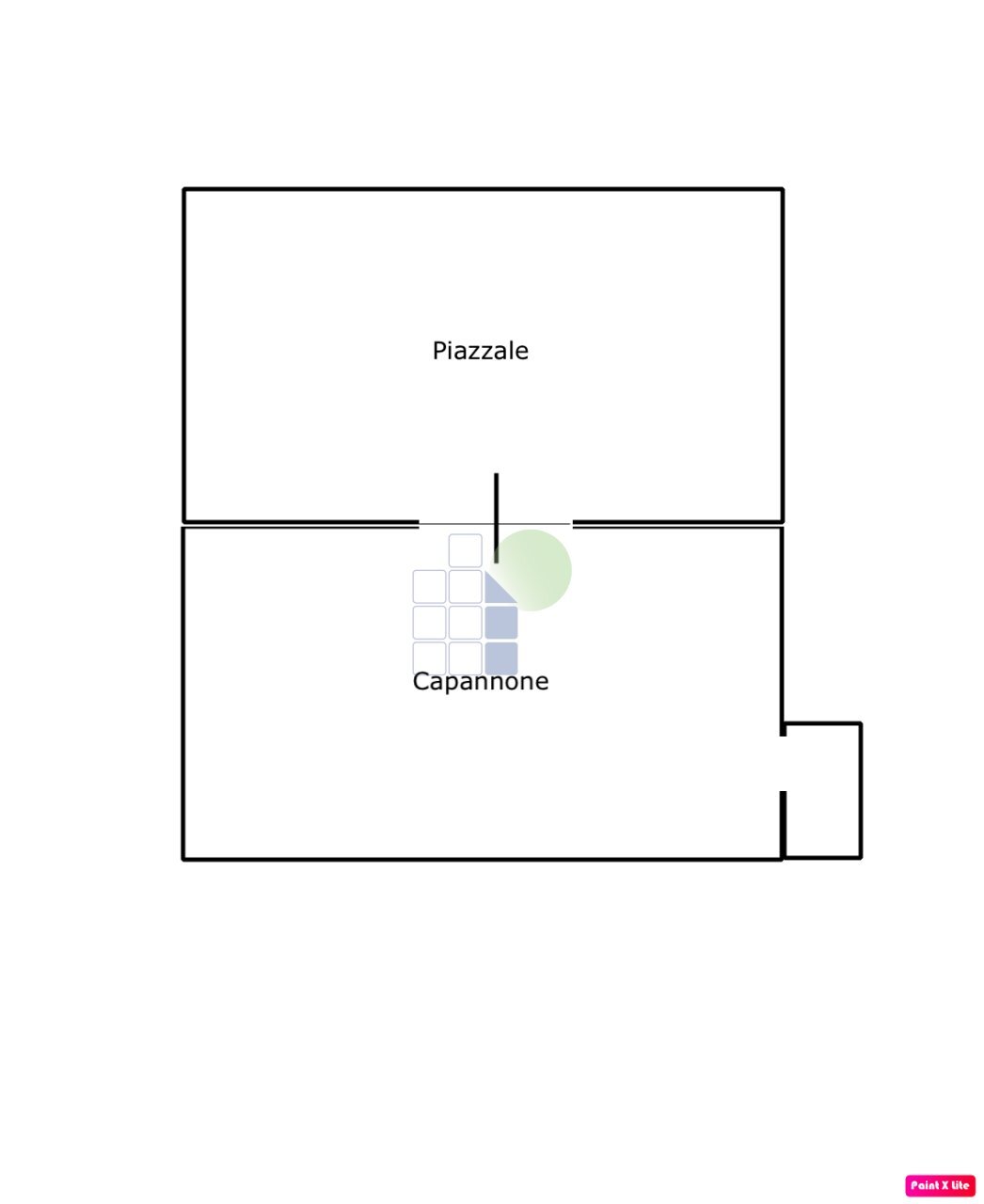 planimetria - Locale Commerciale Via Arrotini  11, Livorno - planimetria 1