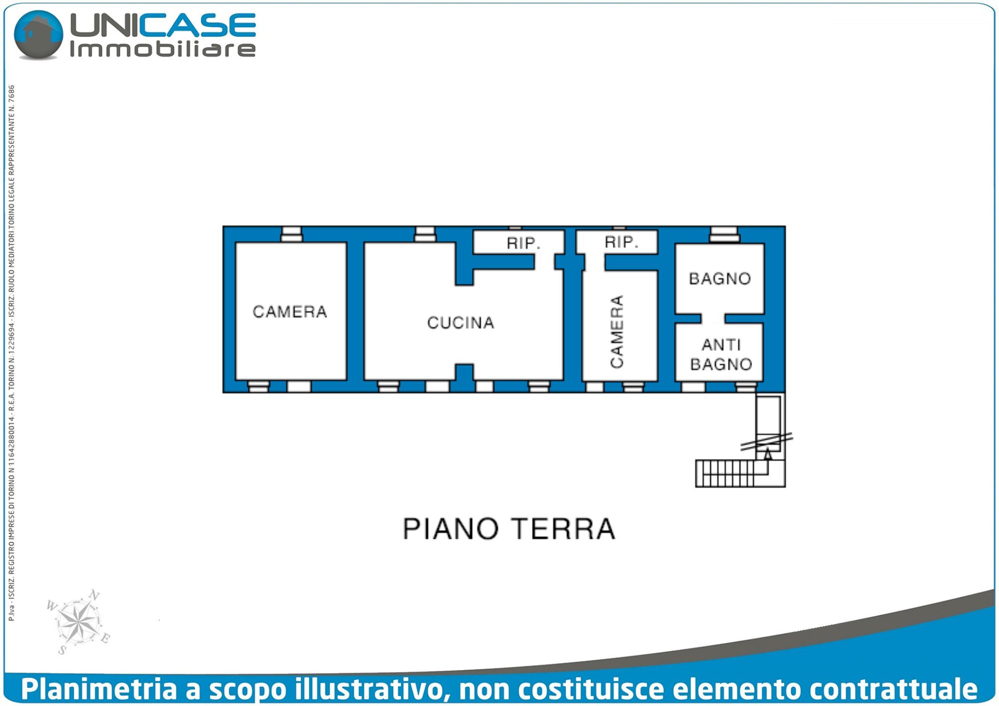 Piano Terra - Farmhouse strada Camborgetti Ballada, SNC, Bricherasio - floor plans 1