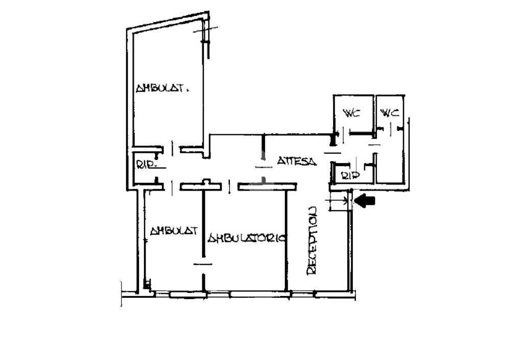 Ufficio Via Via Battindarno, Bologna (zona Santa Viola) - planimetria 1