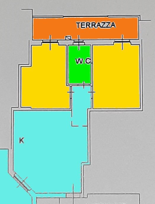 Trilocale Montelupo Fiorentino - planimetria 1