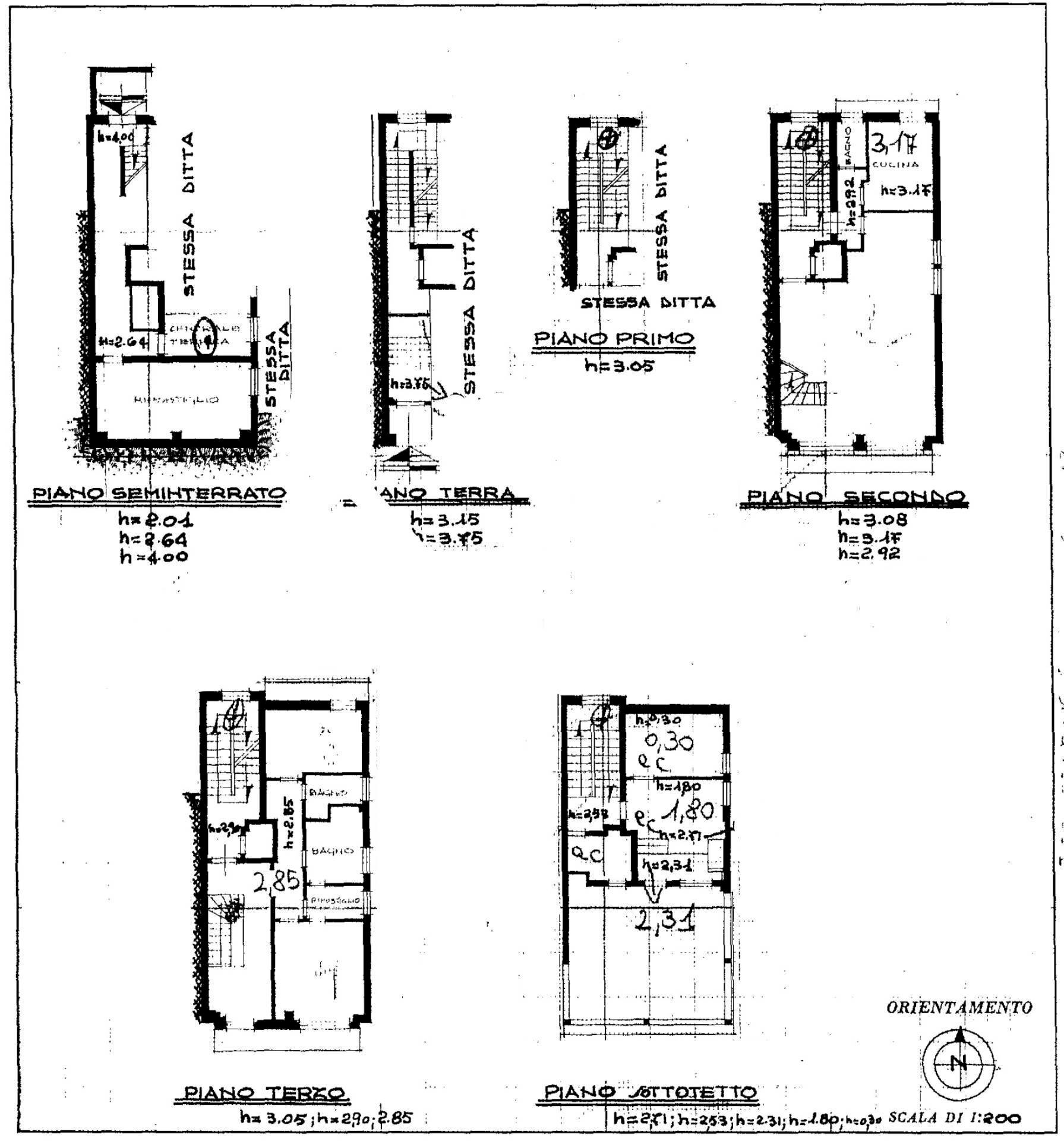 Foto 57 - Casa indipendente Via Gino Moretti
 
65, San Benedetto del Tronto - planimetria 1