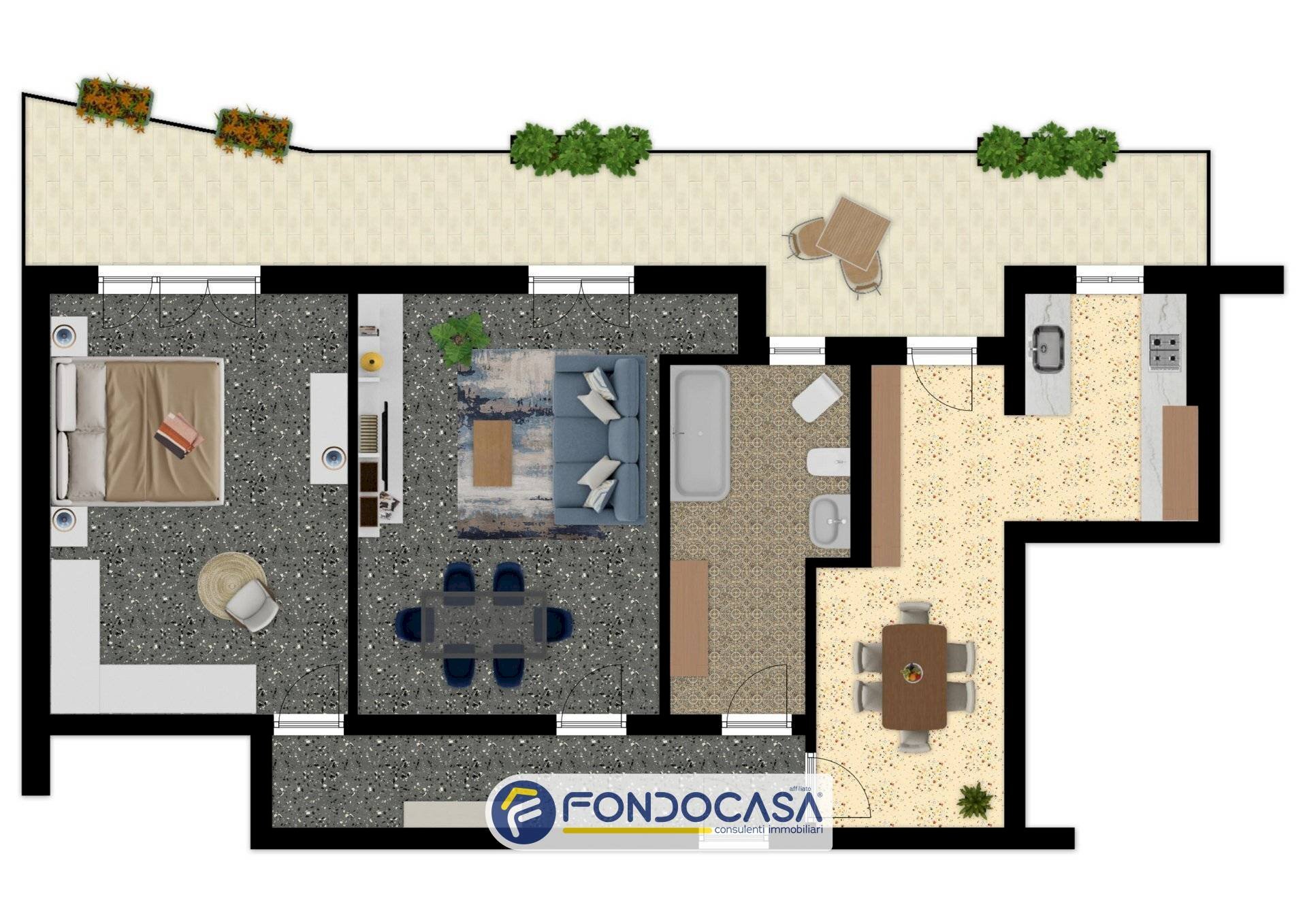 Foto 22 - Trilocale Vicolo delle Vignette, Andora - planimetria 1